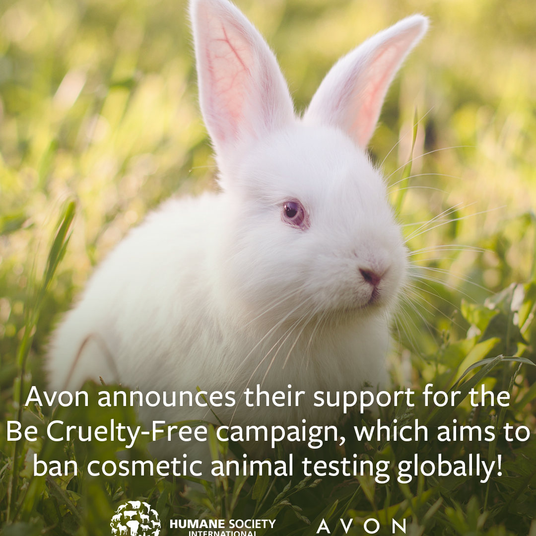 Avon se une al movimiento de productos libres de crueldad animal