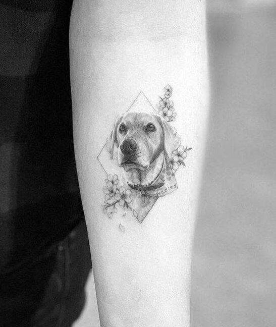 Cómo honrar la memoria de tu perro con tatuajes